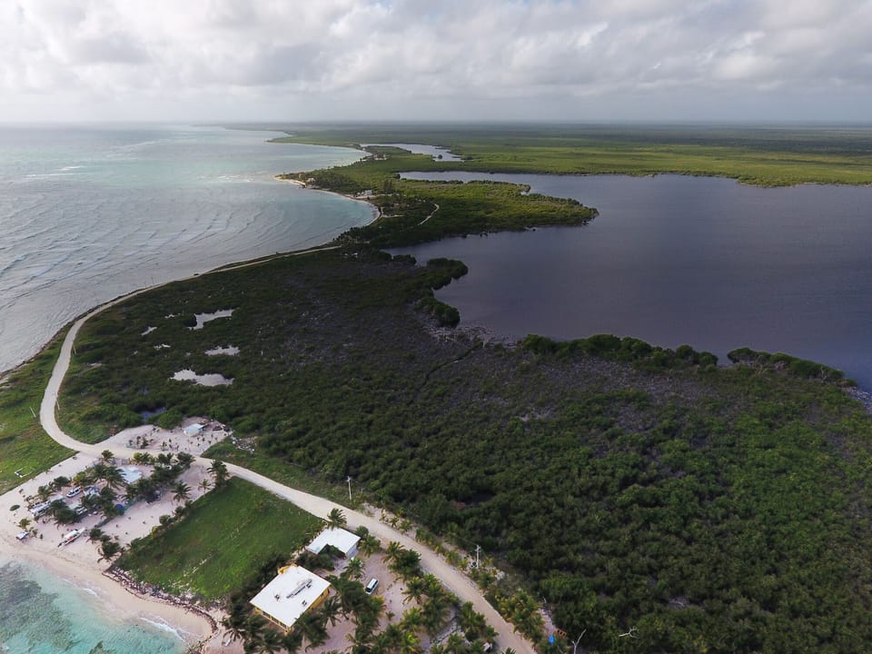 View of the lagoon.