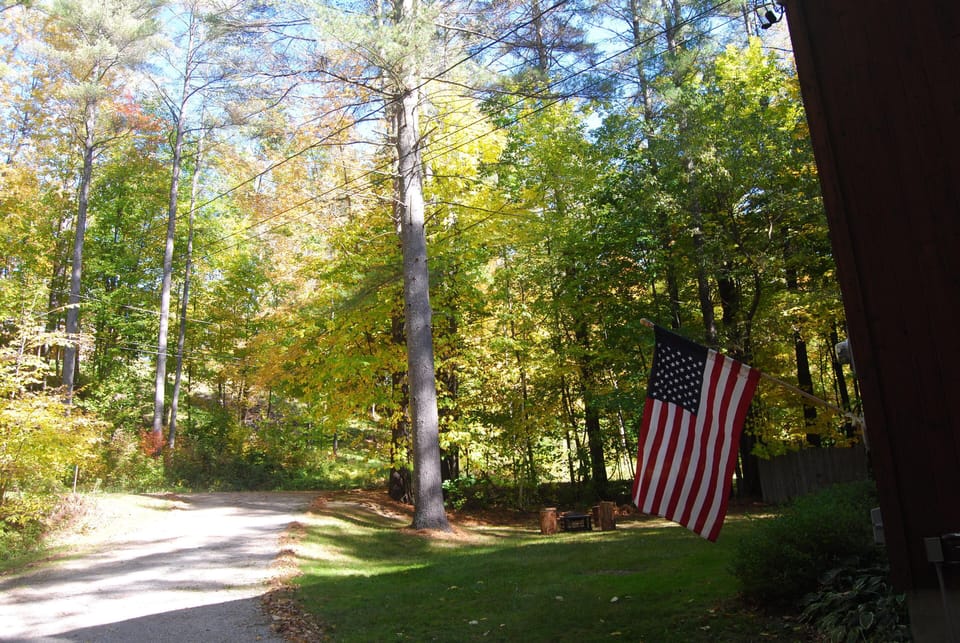 The view outside the door