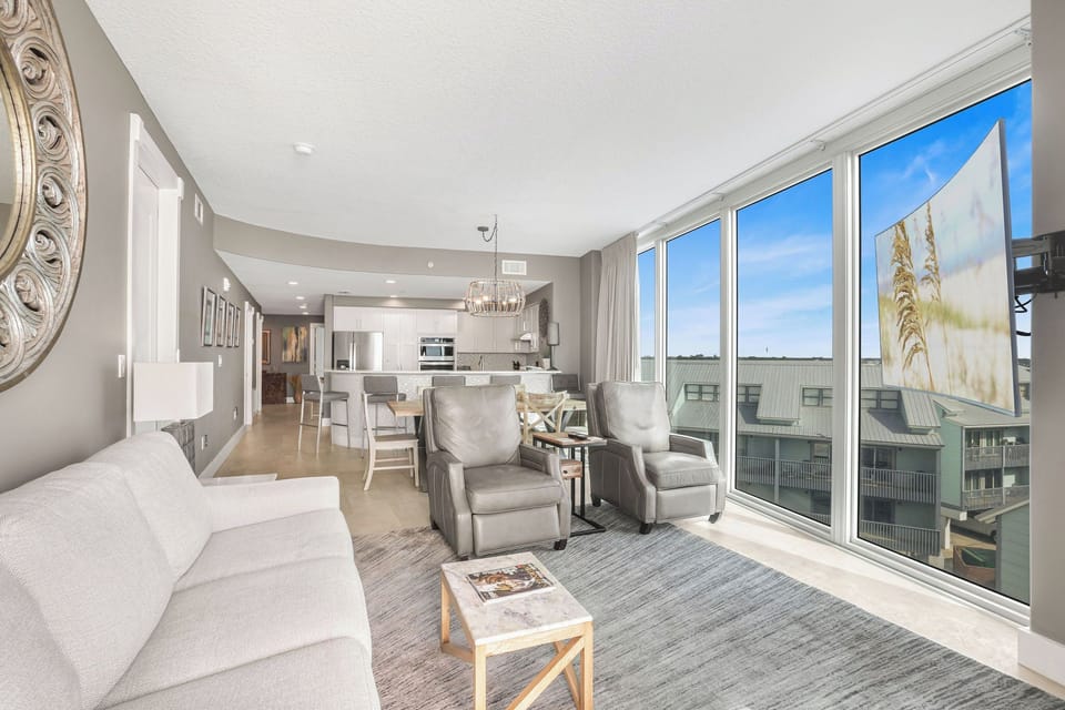 Watch your favorite movie or game or just enjoy the STUNNING views!