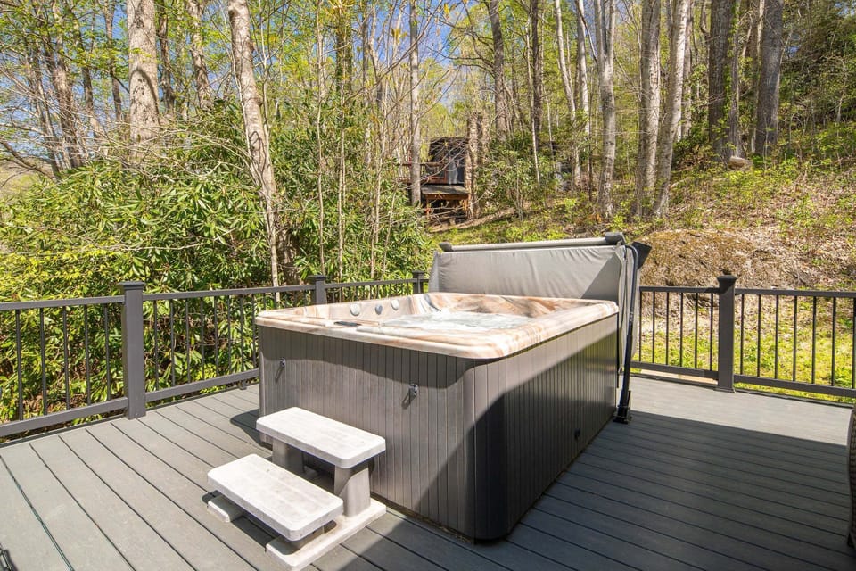 Enjoy the Hot Tub on the Main Deck