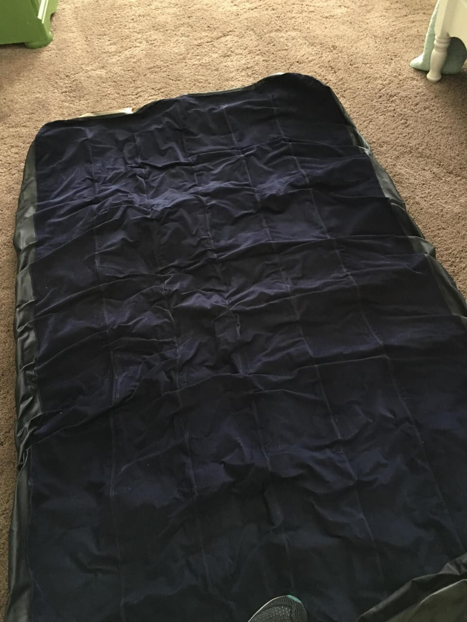 Blow up comfy air bed also available