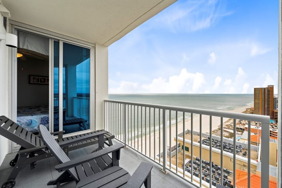 Step onto your private balcony and breathe in the ocean breeze while taking in sweeping sea views from your comfortable lounge chairs.