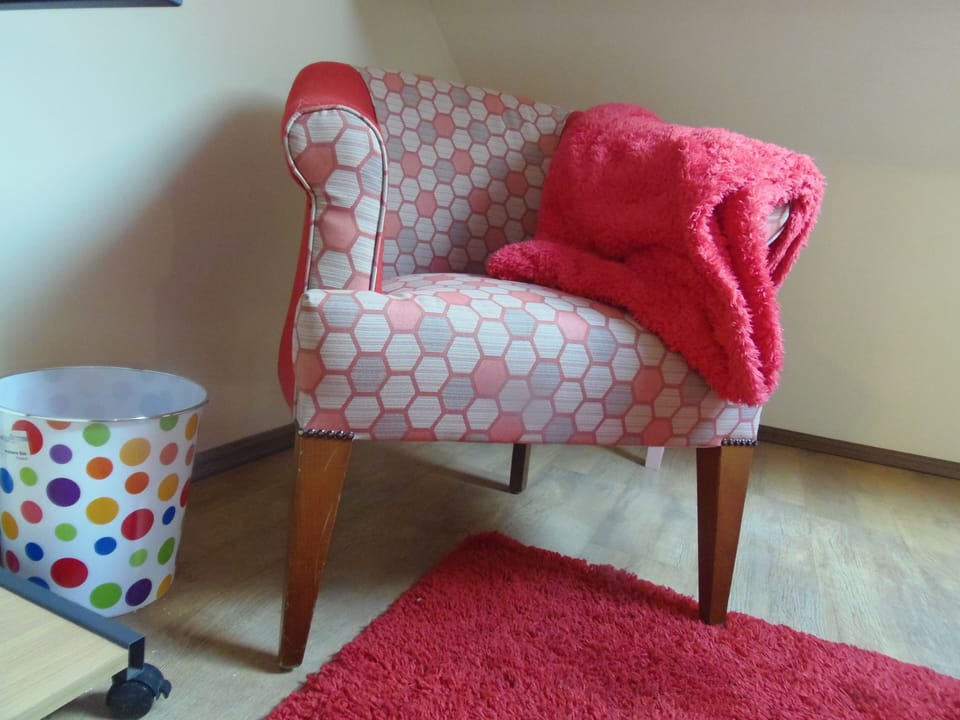 easy chair in Red room