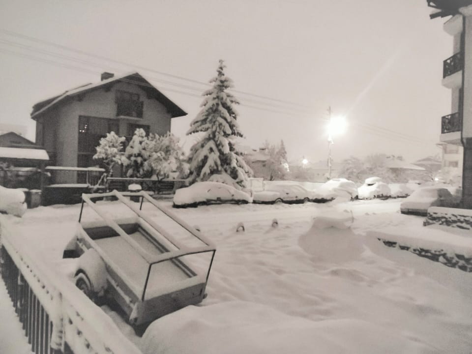 my trailer and cars hidden some where in the snow