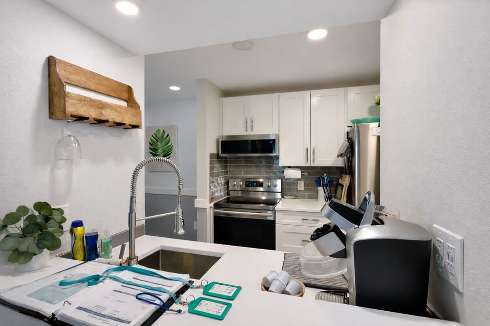Fully equipped kitchen