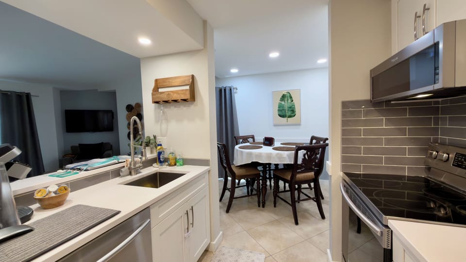 Fully equipped with full-size appliances