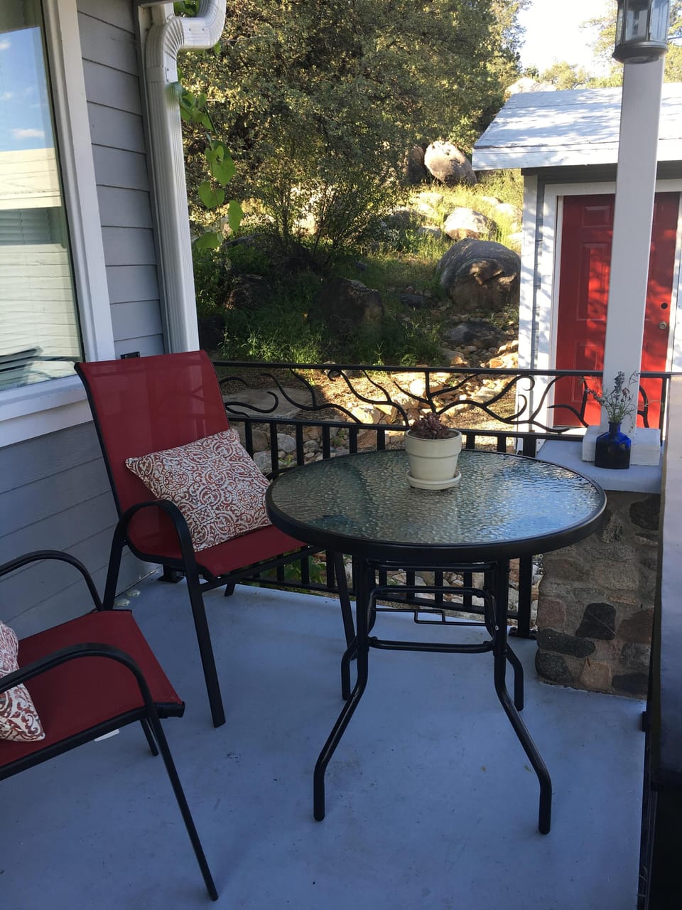 Front porch quiet time.
