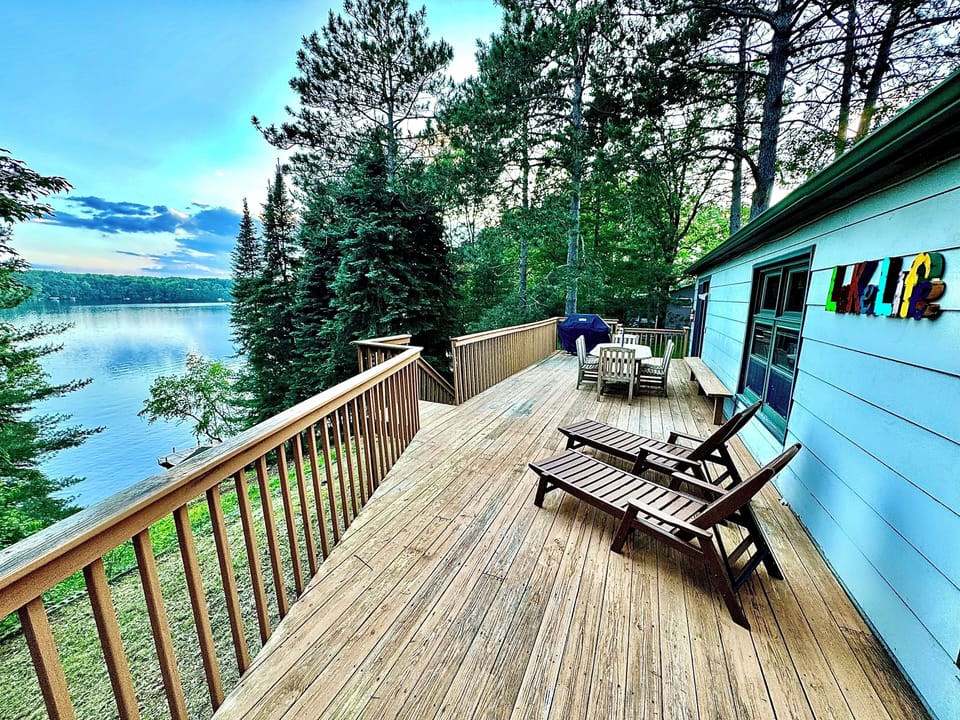 Enjoy the Lake Life from your large deck