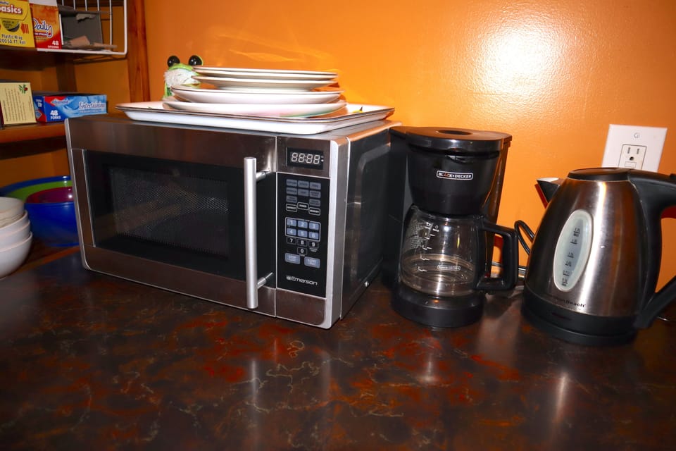 microwave coffee maker and kettle for hot tea 