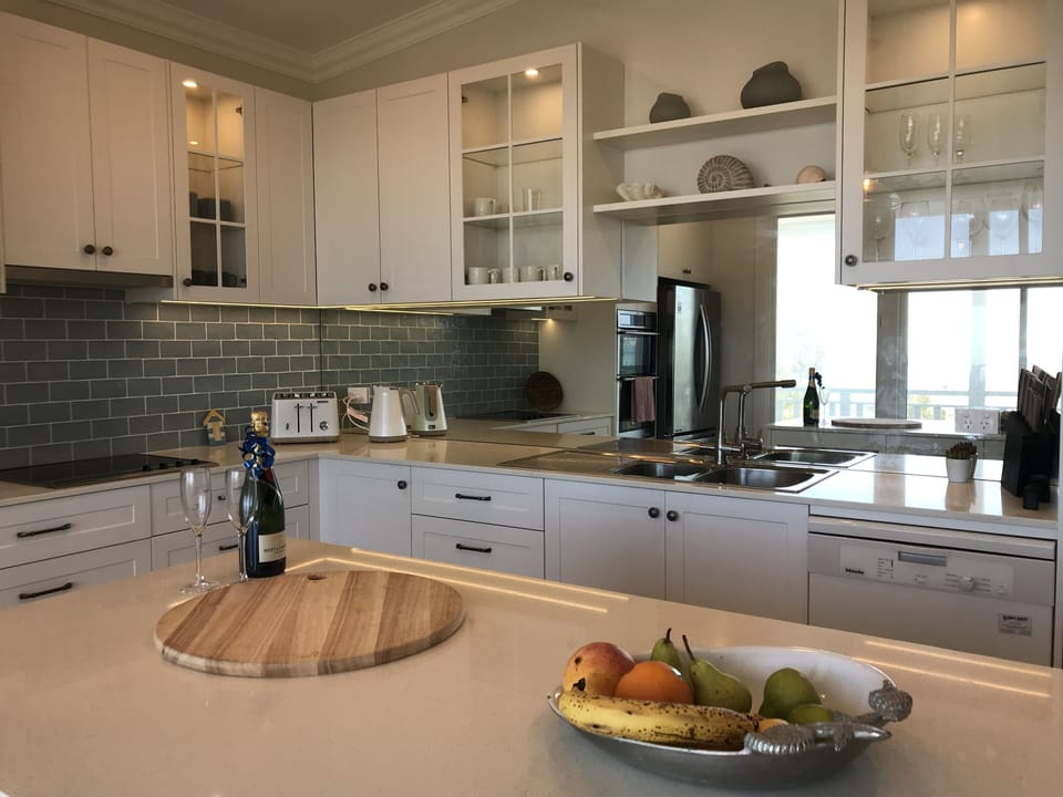 Enjoy the beautiful new stone kitchen with all you need to prepare a feast