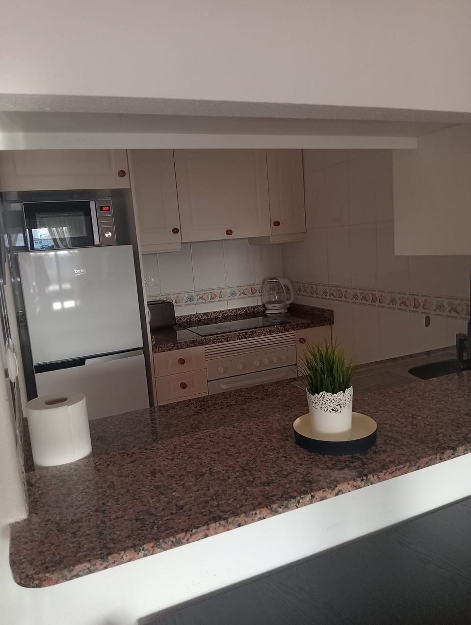 Galley Kitchen from Living Room