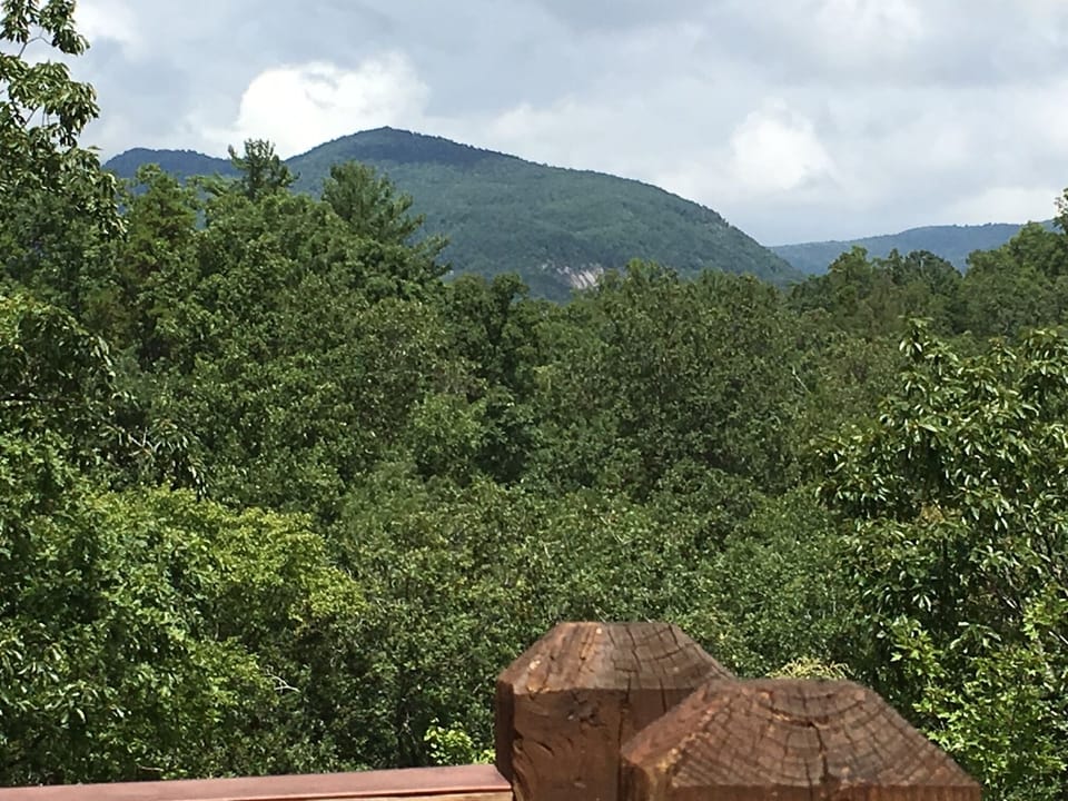 Mountain view from rears decks