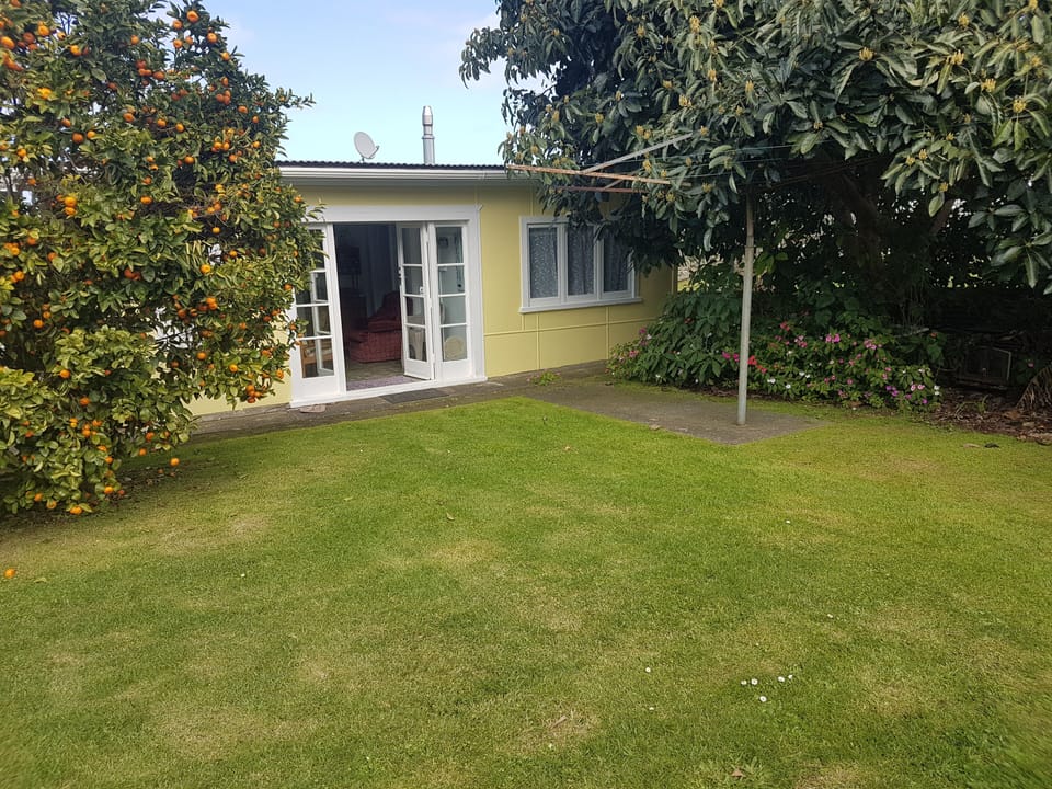 Back lawn with room for kids to run around and play