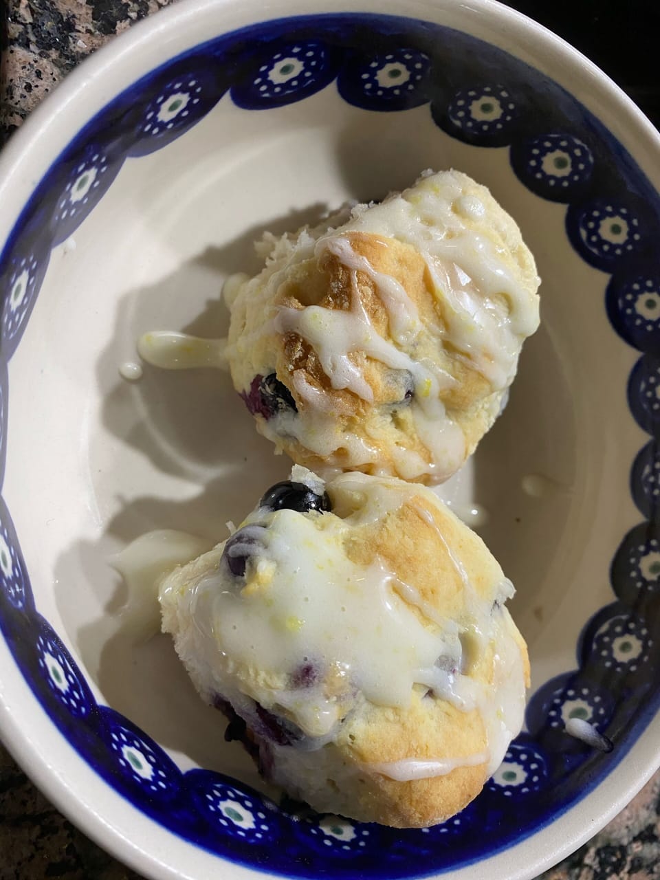 Blueberry biscuits 