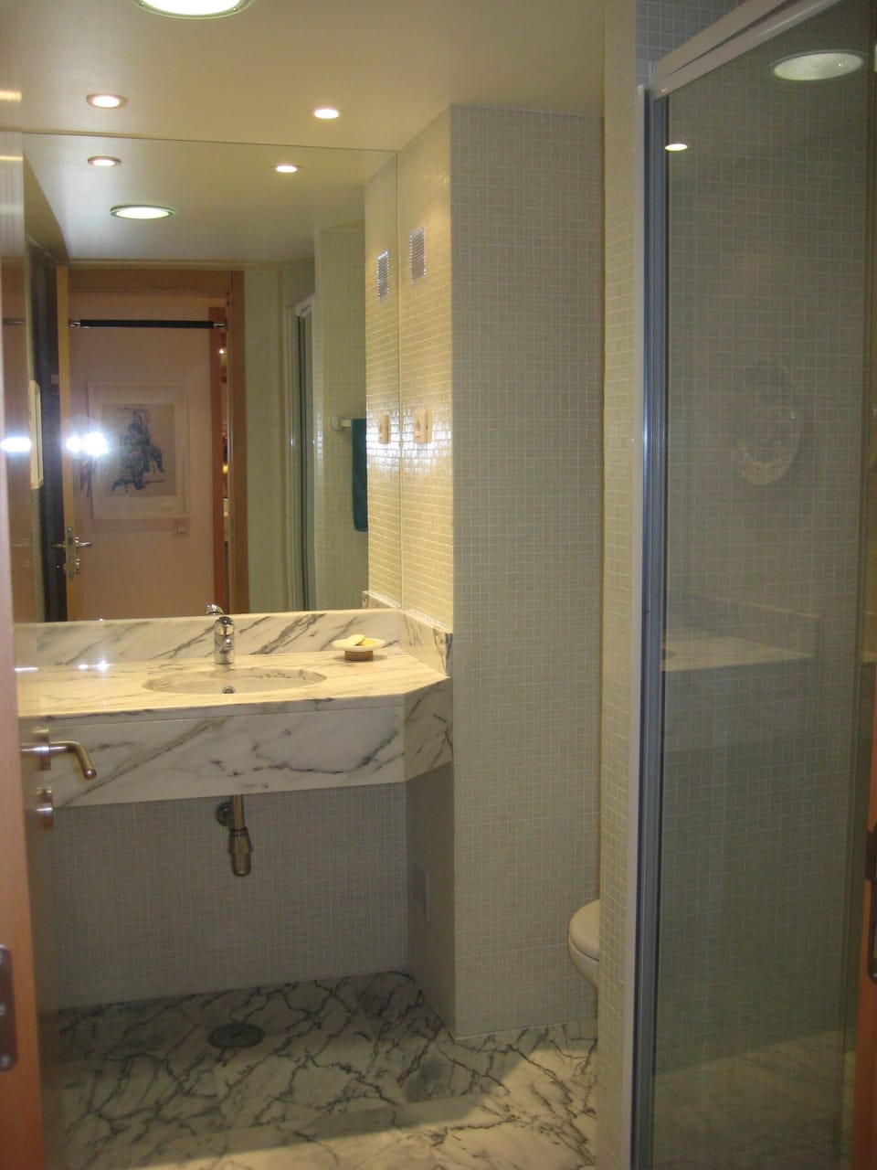 Bathroom with walk-in shower