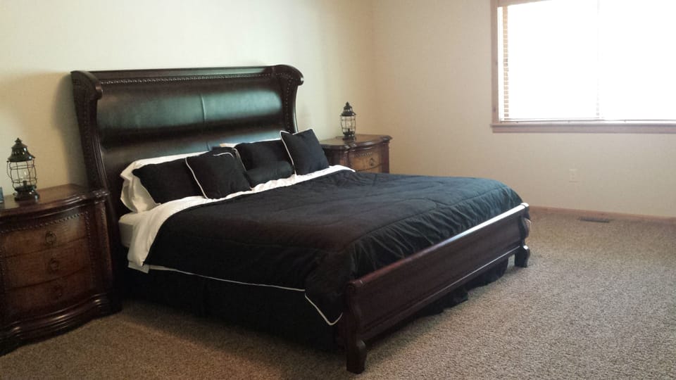 Bedroom #3.  King. Main floor.