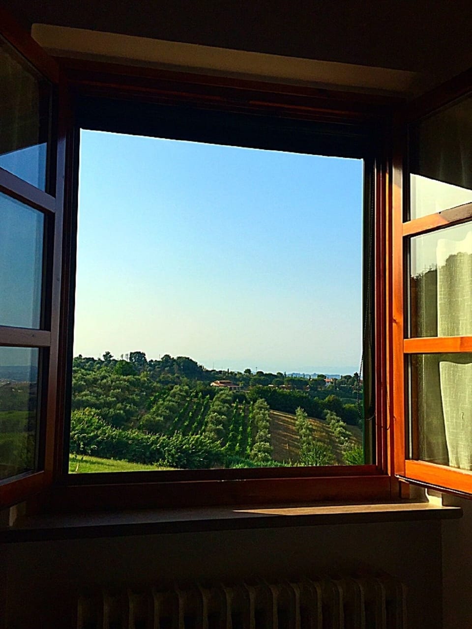 Typical view from the bedrooms