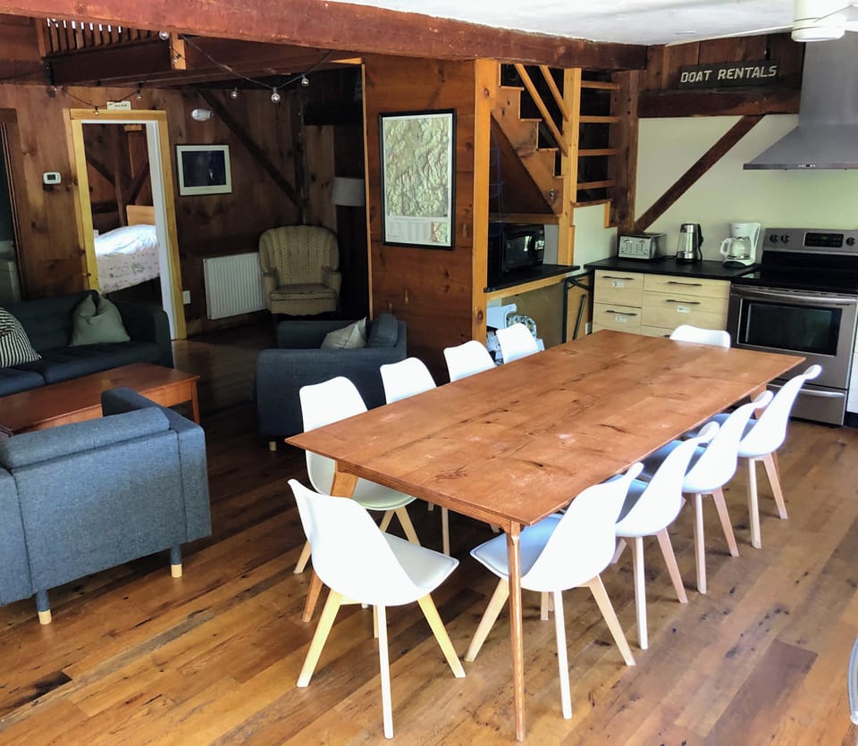 Common space for eating and laughing and playing games
