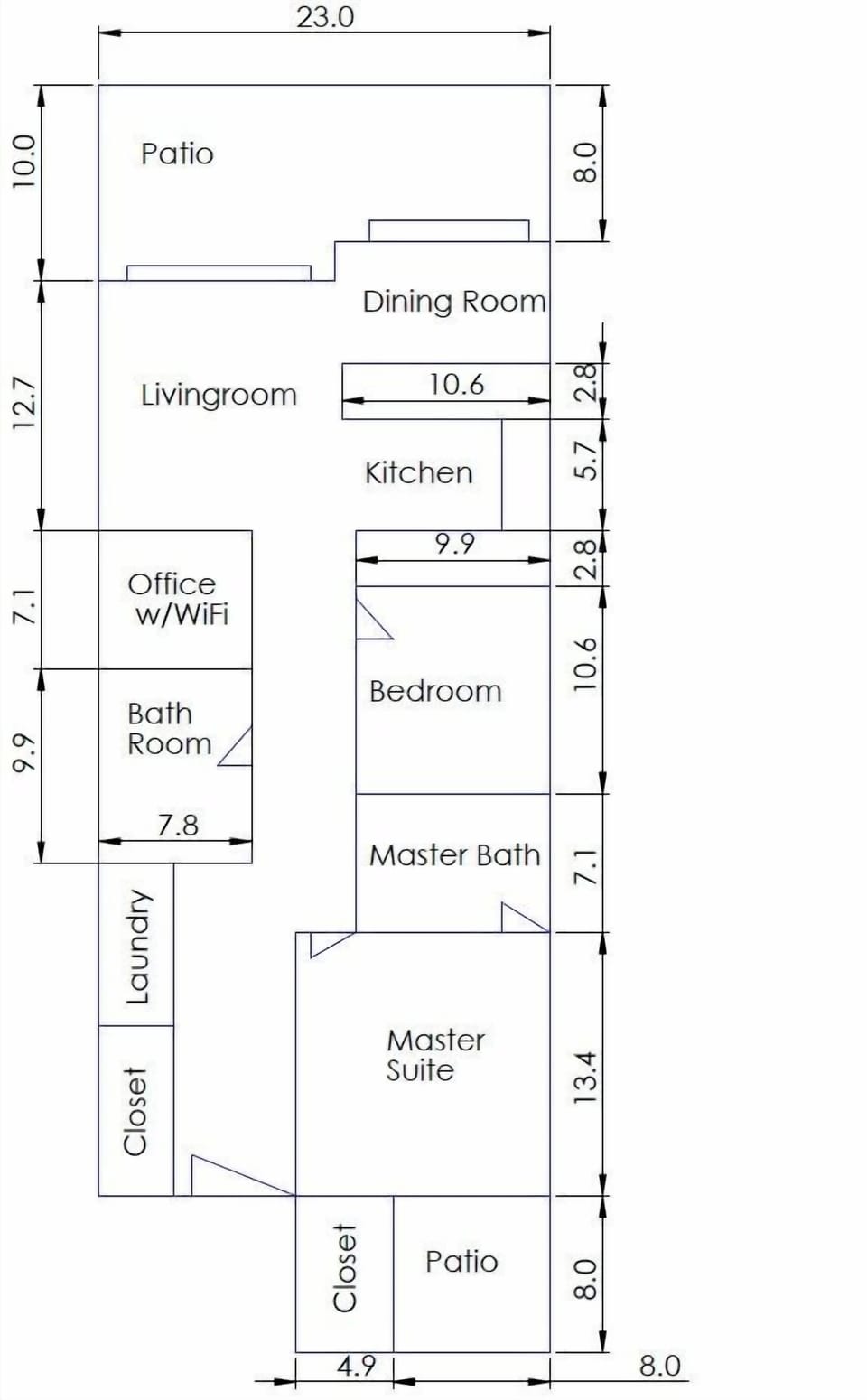 Condo floor plan