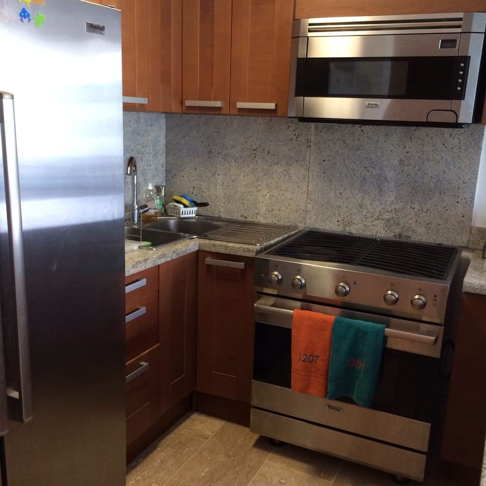 Kitchen with Viking appliances
