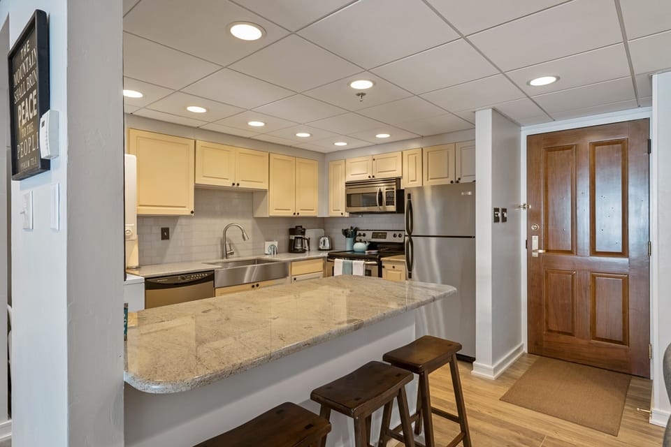Fully equipped kitchn
