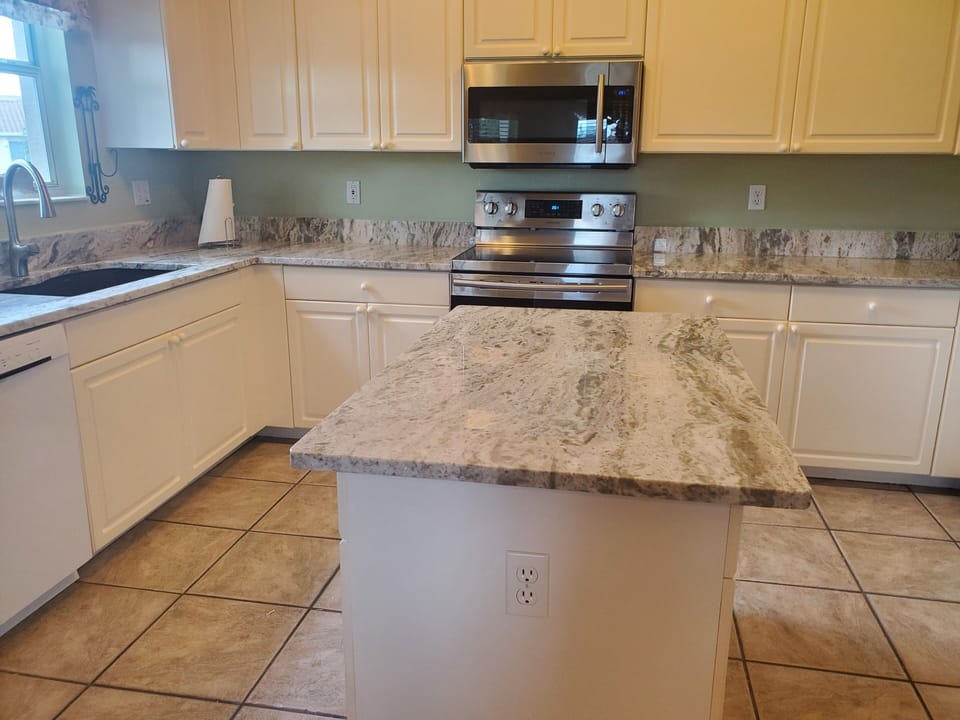 New granite counter tops