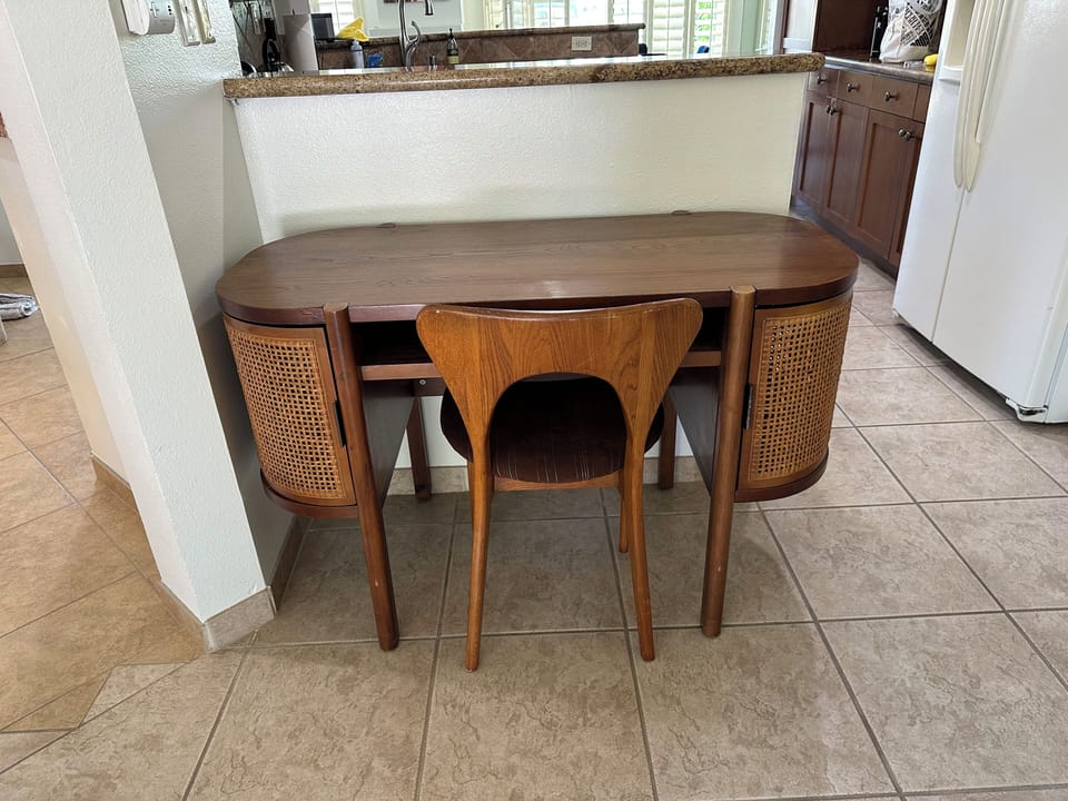 Desk / Work Area in Den off the kitchen