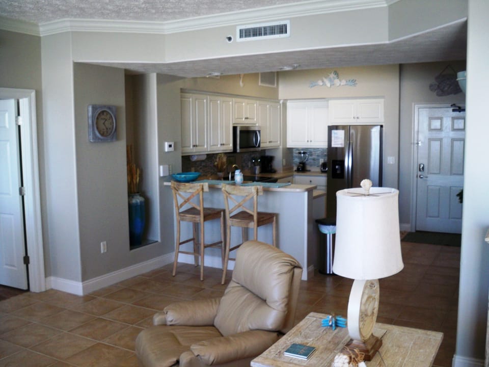 View into Breakfast Bar and Kitchen