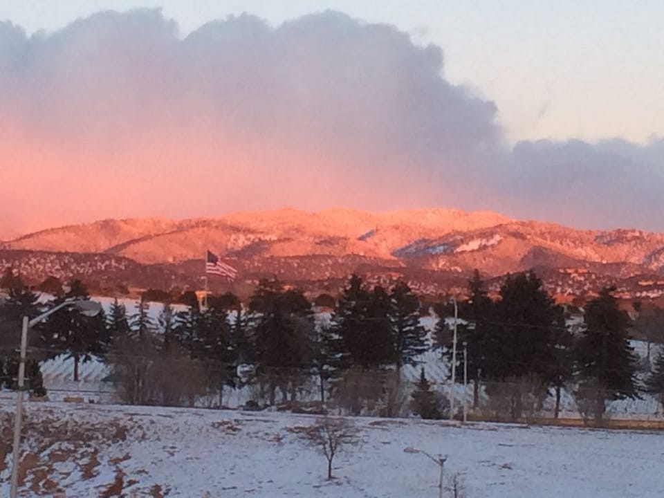 Patio View - Sange de Cristo Mountains!