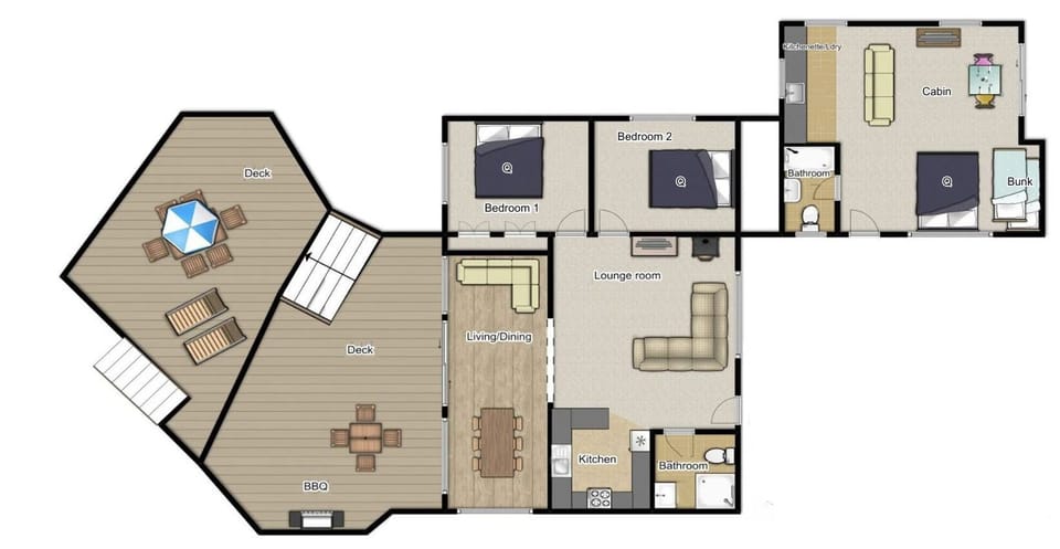 Bay Cottage | Floorplan 