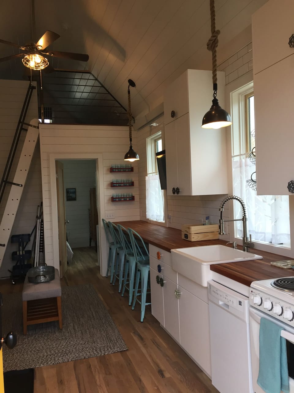 Kitchen and dining area