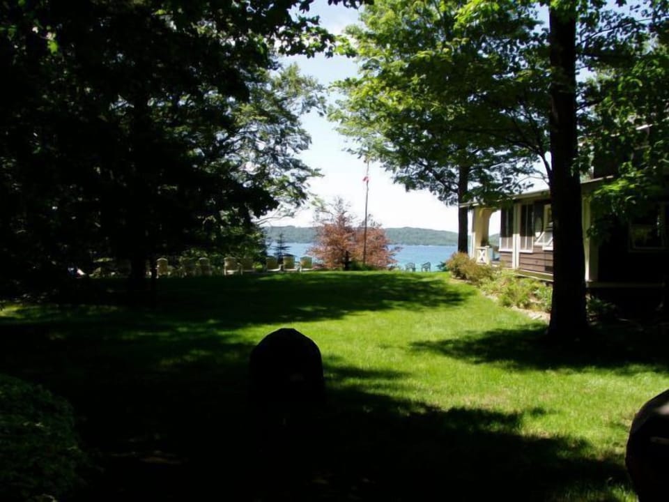 large lawn for croquet or other games