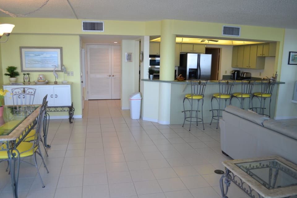 Open floor plan has plenty of room for the whole family.