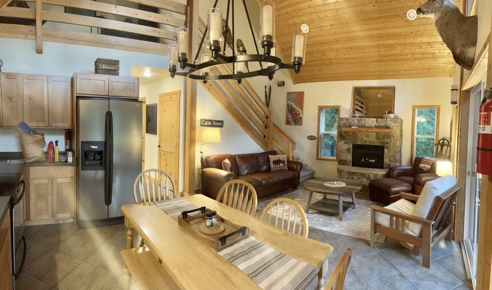 Main living area is roomy and cozy!