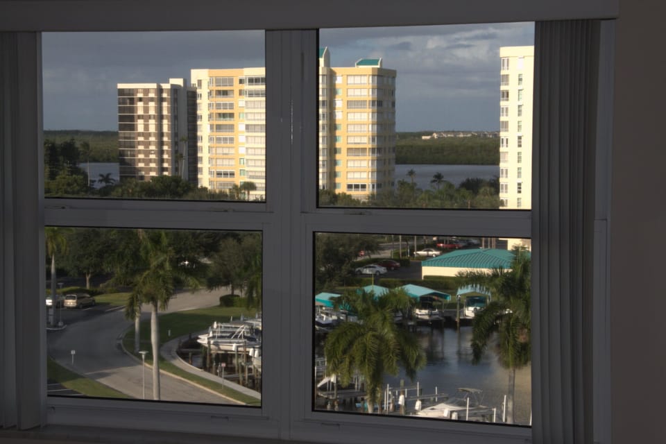 View from living room windows