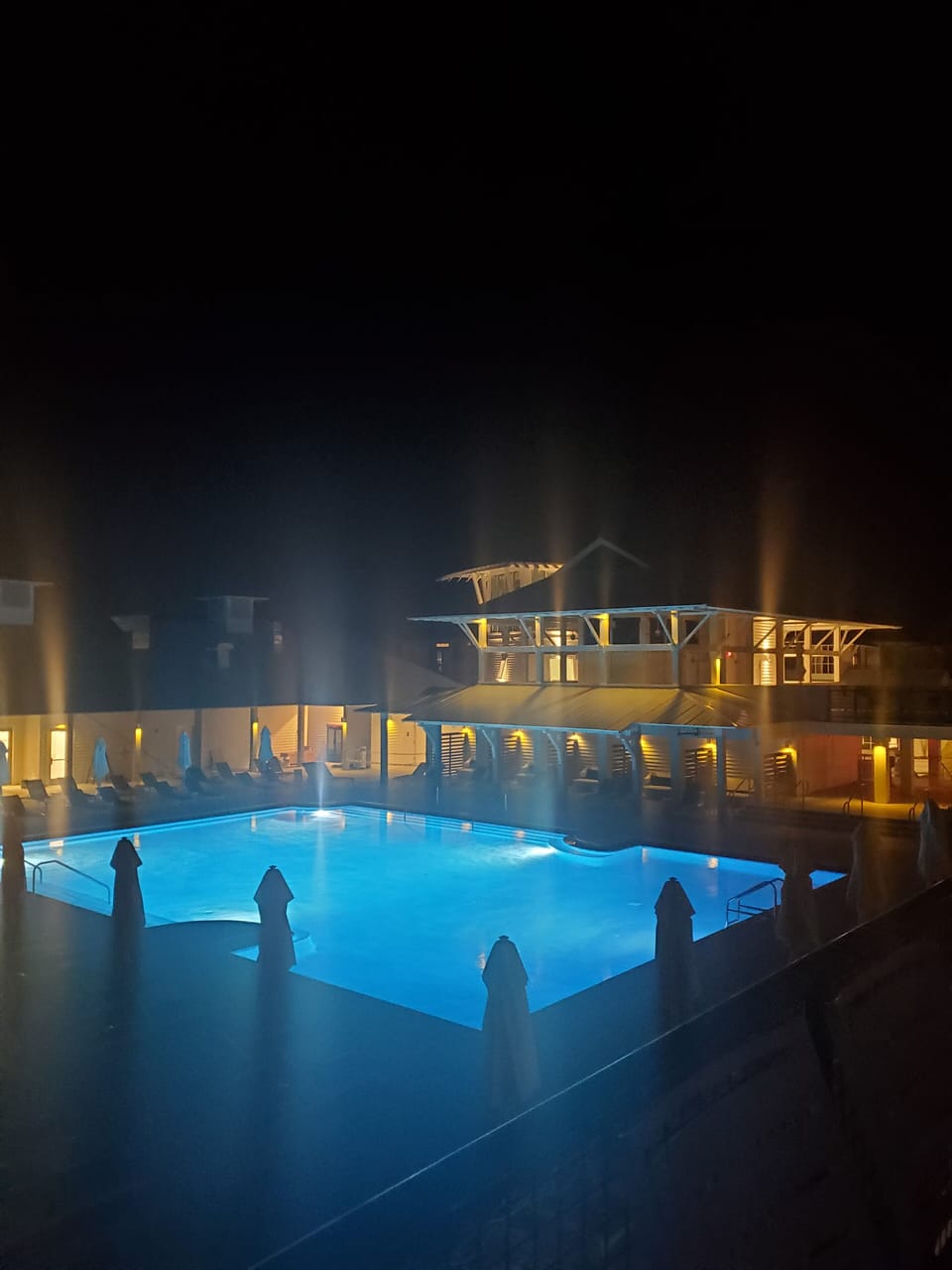 Evening swim in heated pools!