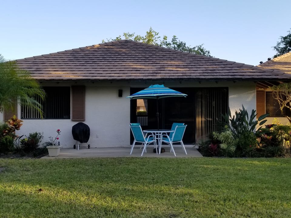 Back View of Club Cottage