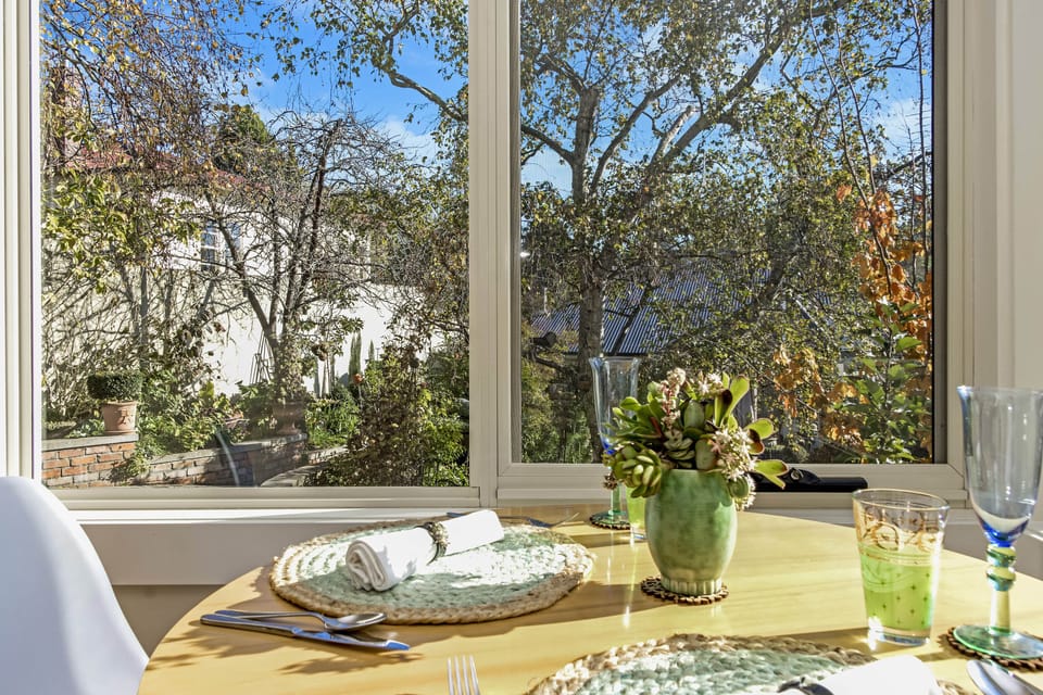 Late Autumn views from the dining area.