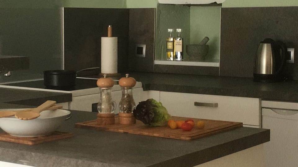 Cottage's bijou kitchen