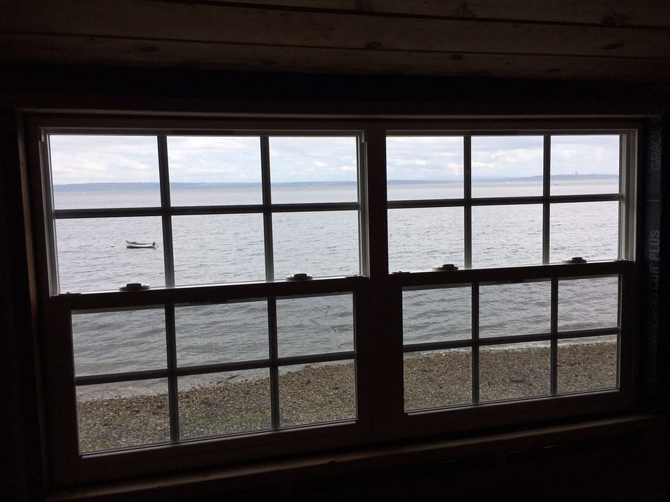 View from upstairs bedroom loft window.