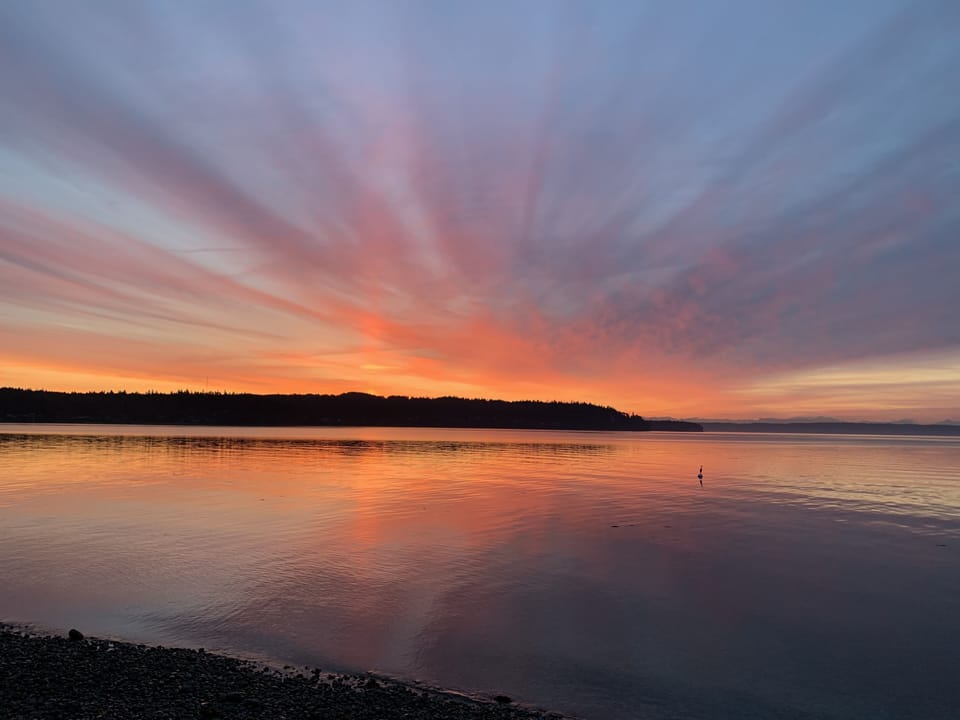 Sunrise at Blue Heron House