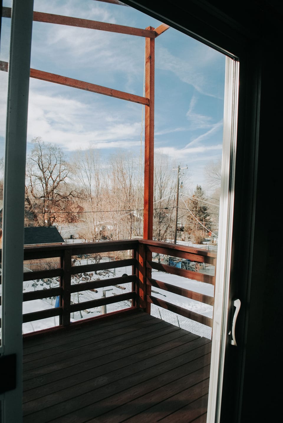 West facing deck for magnificent sunsets. 