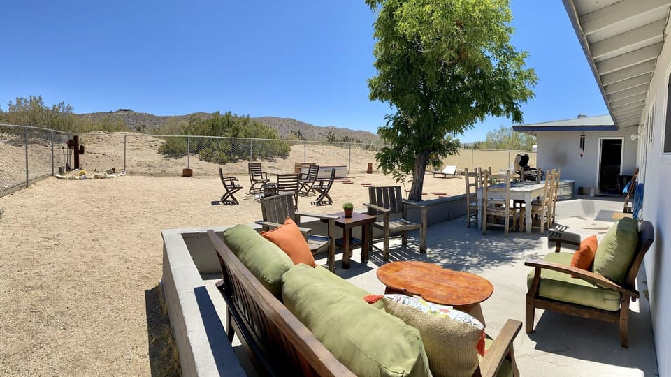 Acres of unobstructed desert views on back patio