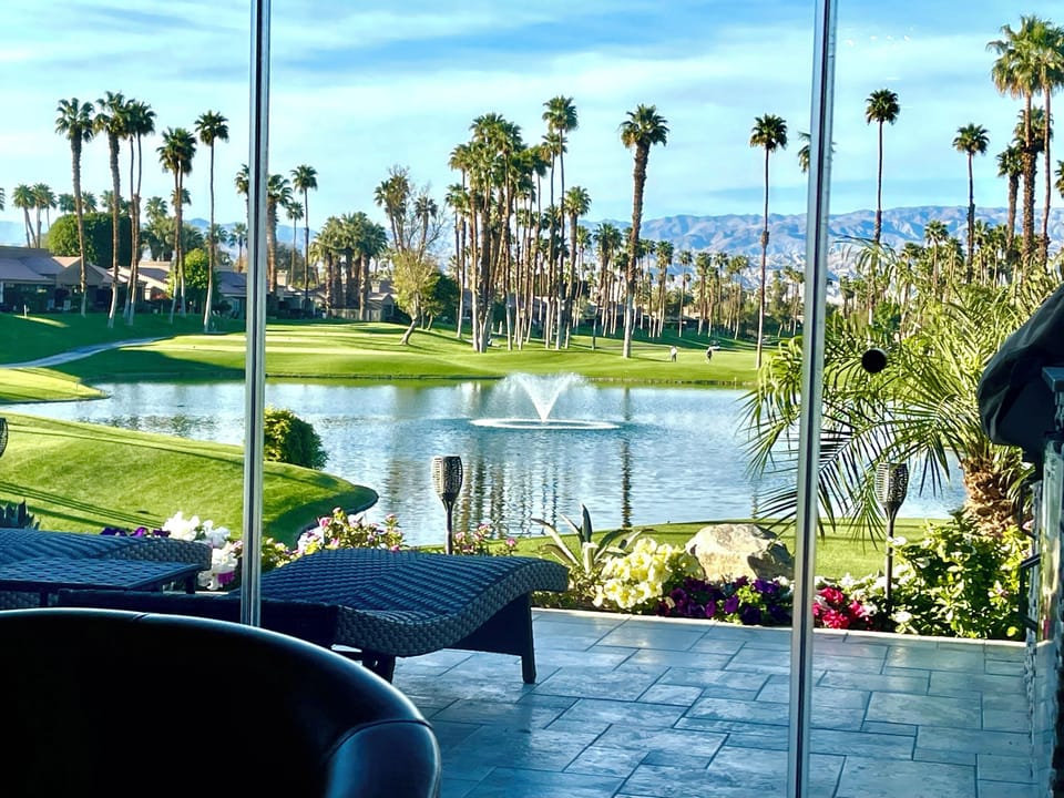 Looking at your view from the inside.
