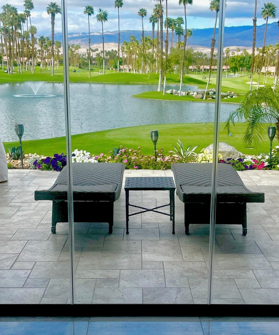 The view you see standing inside your living room.