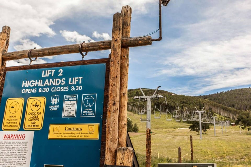 True ski in / ski out from Lift 2 / Highlands Lift.