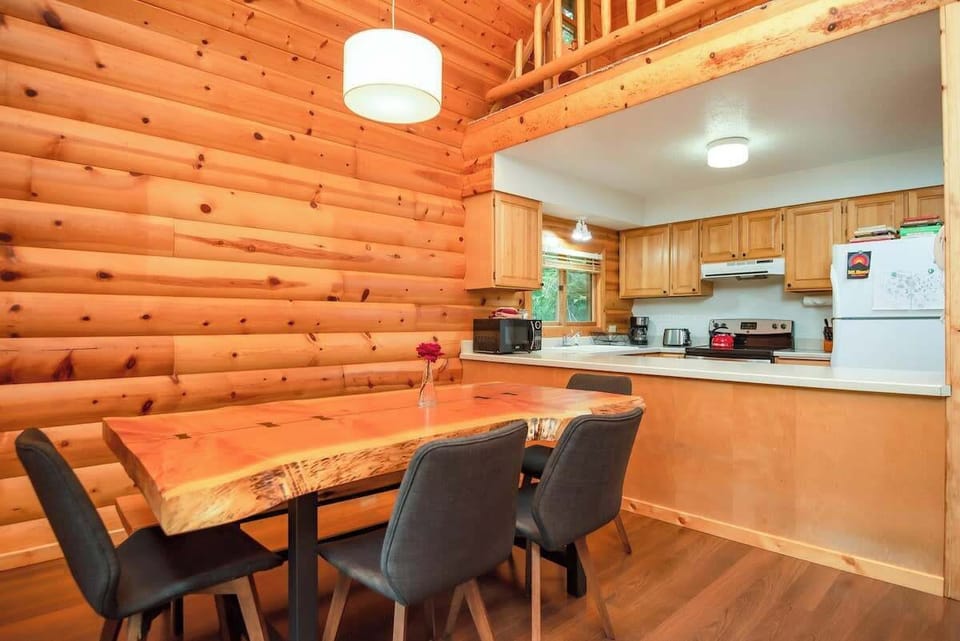 Dinning with pass through kitchen