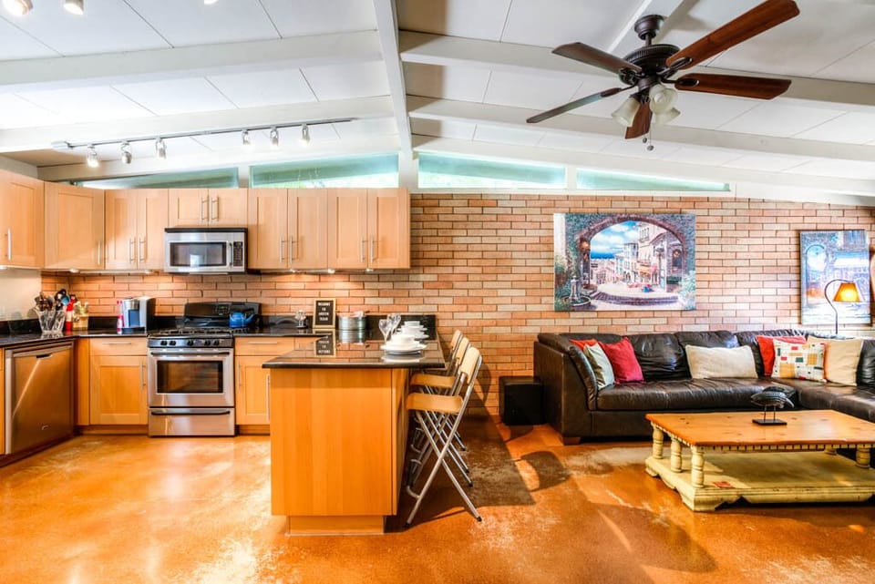 Open concept living area