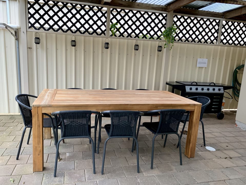 Bbq and outdoor area