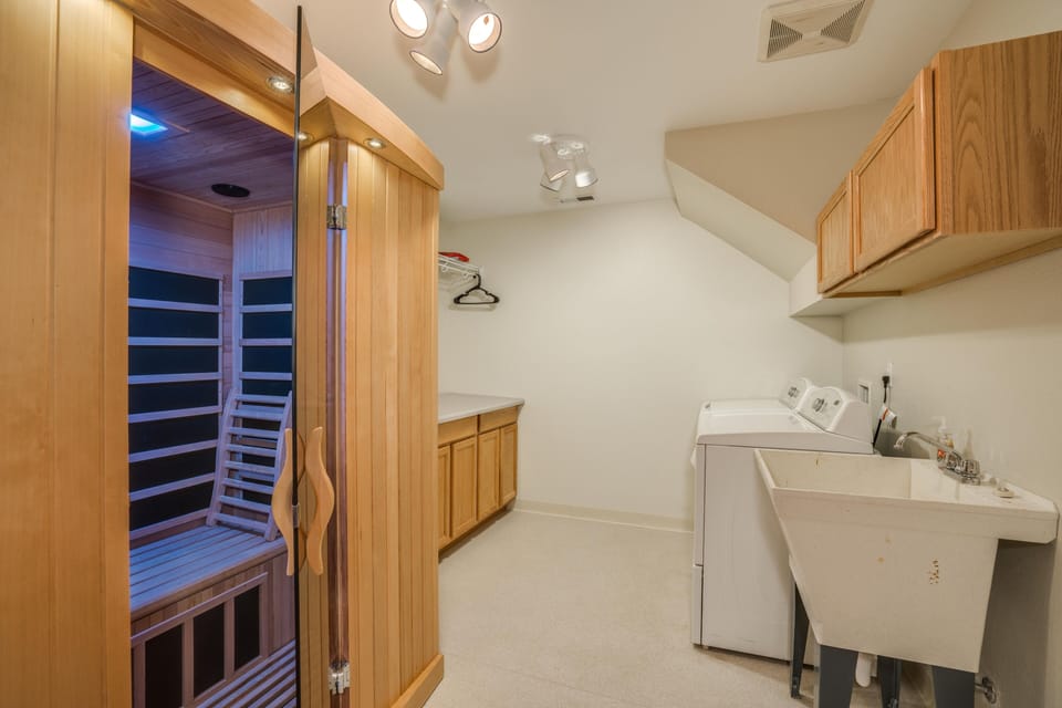 inviting sauna 